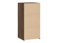 Aparador cómoda cómoda mueble mueble de almacenaje organizador cocina salón salón 45 x 41 x 93 cm madera contrachapada marrón 02_0031262