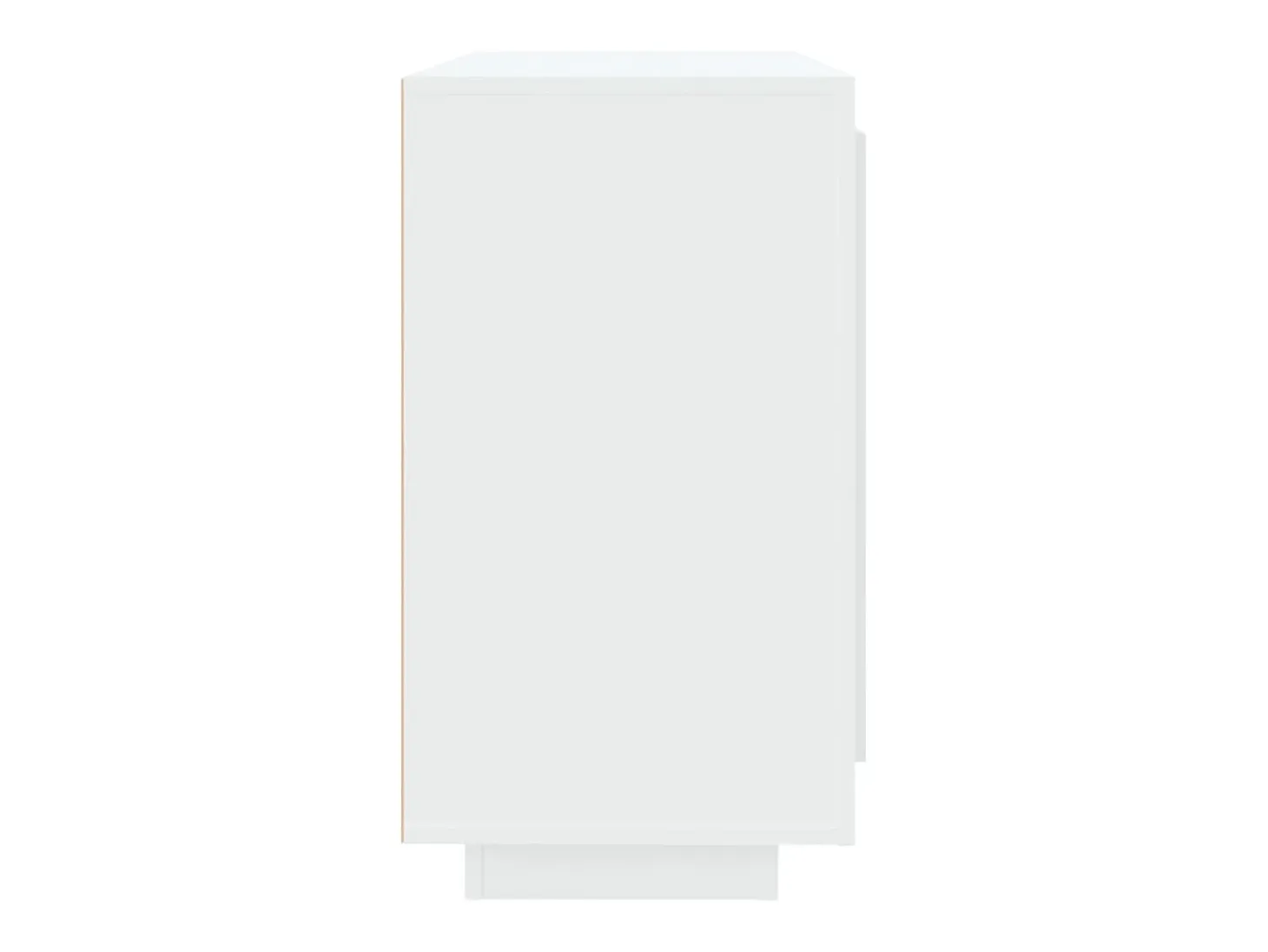 Aparador cómoda cómoda mueble mueble de almacenaje organizador cocina salón salón 80 x 40 x 75 cm madera contrachapada blanco 02_0030517