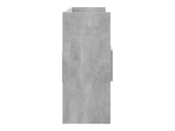 Aparador cómoda cómoda mueble mueble de almacenamiento organizador cocina salón salón 105 x 30 x 70 cm madera contrachapada gris 02_0031848