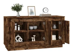 Aparador cómoda cómoda mueble mueble de almacenaje organizador cocina salón salón 102 x 35 x 55 cm madera contrachapada marrón 02_0030848