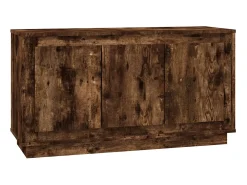 Aparador cómoda cómoda mueble mueble de almacenaje organizador cocina salón salón 102 x 35 x 55 cm madera contrachapada marrón 02_0030848