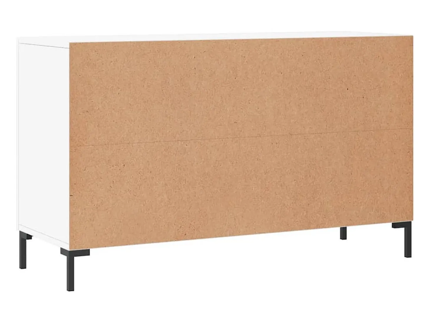 Aparador cómoda cómoda mueble mueble de almacenaje organizador cocina salón salón 100 x 36 x 60 cm madera contrachapada blanco 02_0030165
