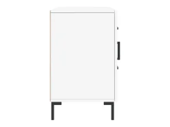 Aparador cómoda cómoda mueble mueble de almacenaje organizador cocina salón salón 100 x 36 x 60 cm madera contrachapada blanco 02_0030165