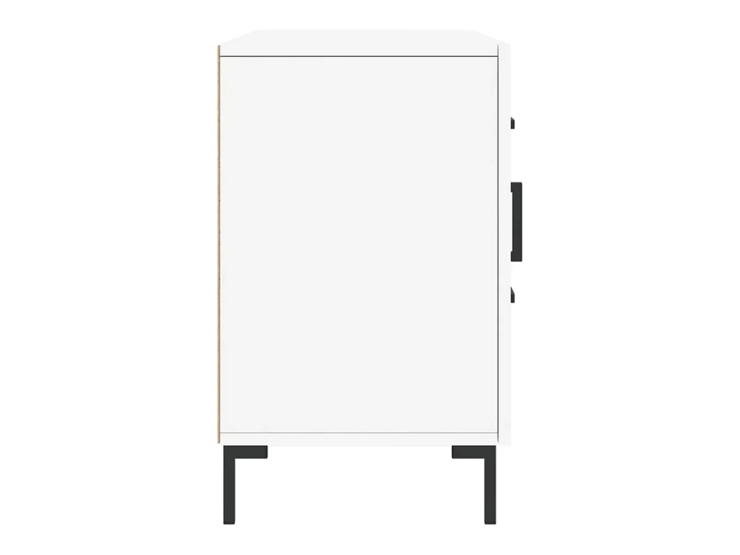Aparador cómoda cómoda mueble mueble de almacenaje organizador cocina salón salón 100 x 36 x 60 cm madera contrachapada blanco 02_0030165