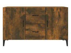 Aparador cómoda cómoda mueble mueble de almacenaje organizador cocina salón salón 100 x 36 x 60 cm madera contrachapada marrón 02_0030840
