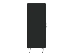 Aparador cómoda cómoda mueble mueble de almacenaje organizador cocina salón salón 34,5 x 34 x 90 cm madera contrachapada negra 02_0035879