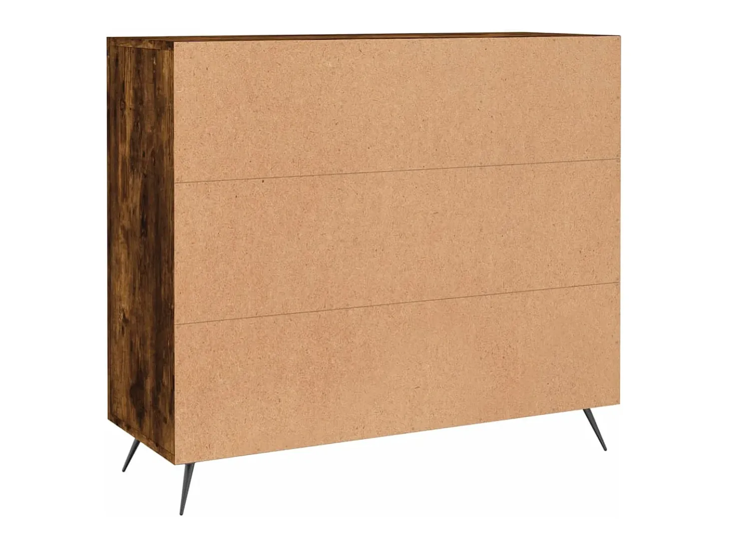Aparador cómoda cómoda mueble mueble de almacenaje organizador cocina salón salón 90 x 34 x 80 cm madera contrachapada marrón 02_0031129