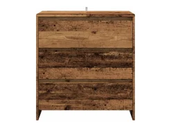 Aparador cómoda cómoda mueble mueble de almacenaje organizador cocina salón salón madera vieja 70 x 41 x 75 cm madera contrachapada marrón 02_0036609