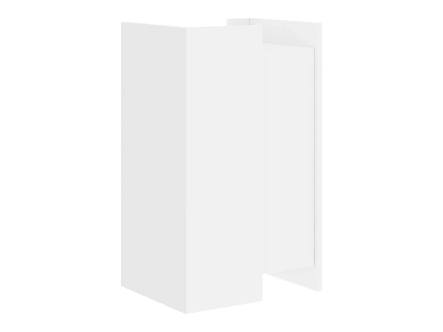 Aparador cómoda cómoda mueble mueble de almacenaje organizador cocina salón salón 45 x 35 x 75 cm madera contrachapada blanco 02_0030312