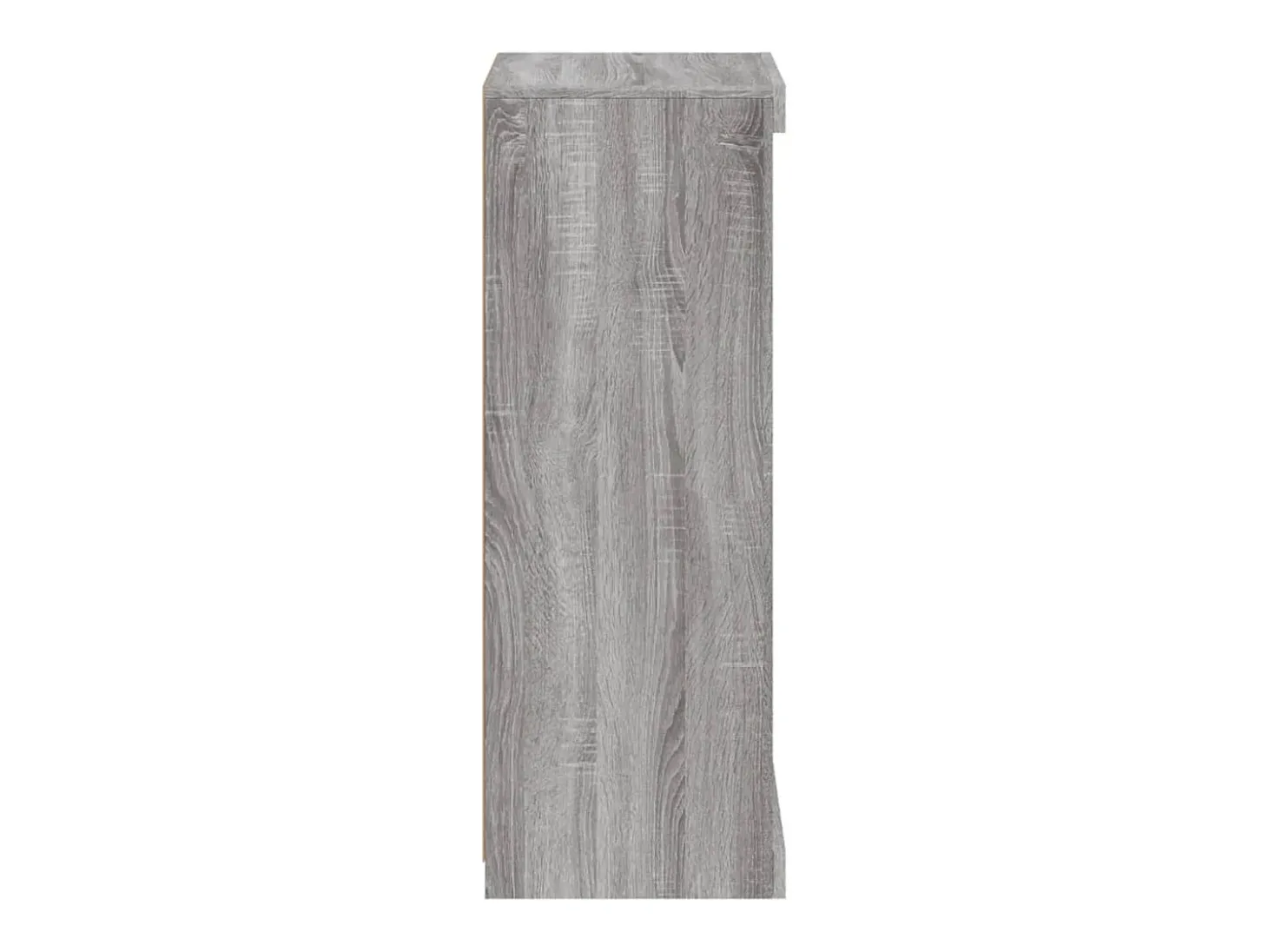 Aparador cómoda mueble almacenaje organizador cocina salón salón con luces LED sonoma 41 x 37 x 100 cm gris 02_0030073