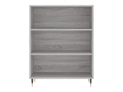 Aparador cómoda mueble almacenaje organizador cocina salón salón Sonoma 69,5 x 32,5 x 180 cm madera contrachapada gris 02_0036421