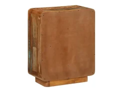 Aparador con 3 cajones 55x30x70 cm madera maciza recuperada