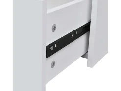 Aparador con 4 cajones 60x30,5x71 cm Blanco