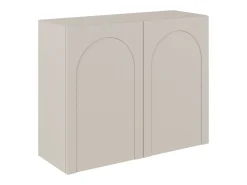 Aparador con 2 puertas – recorte arqueado – gris cachemira – 100 cm – ARKADIA