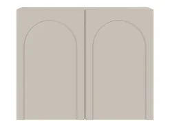 Aparador con 2 puertas – recorte arqueado – gris cachemira – 100 cm – ARKADIA