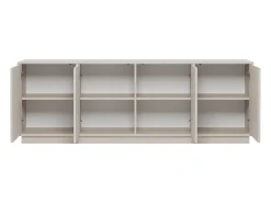 Aparador con 4 puertas de MDF - Beige - MEZULIA