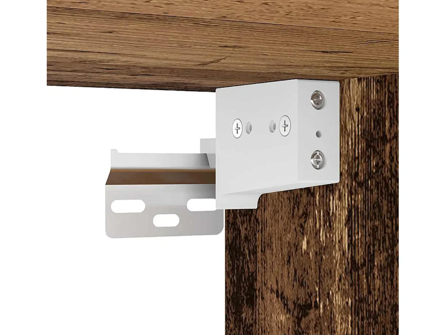 Aparador con armario de pared madera antigua madera ingeniería