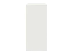 Aparador con cajón blanco 80x34x76 cm madera de ingeniería