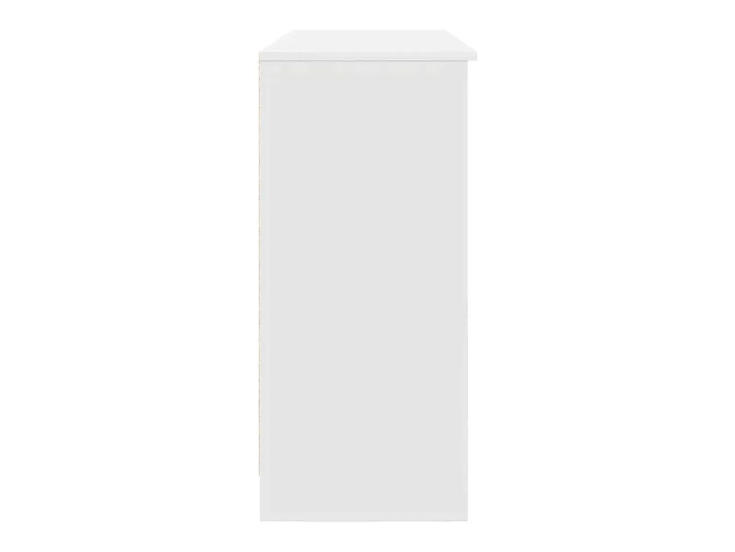 Aparador con cajón blanco 101x35x76 cm madera de ingeniería