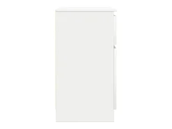 Aparador con cajón blanco 71x35x65 cm madera contrachapada