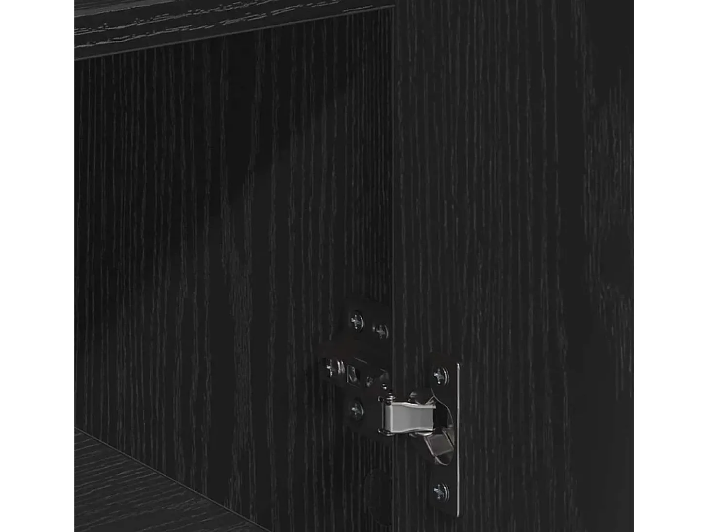 Aparador con cajón Roble negro 79 x 38 x 80 cm Madera de ingeniería