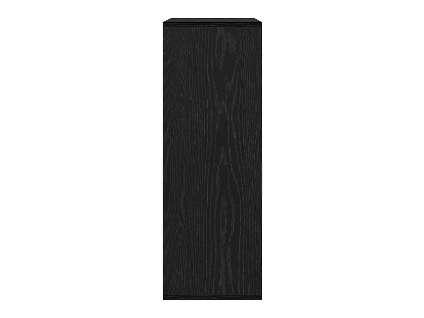Aparador con cajón Roble negro 79 x 38 x 80 cm Madera de ingeniería