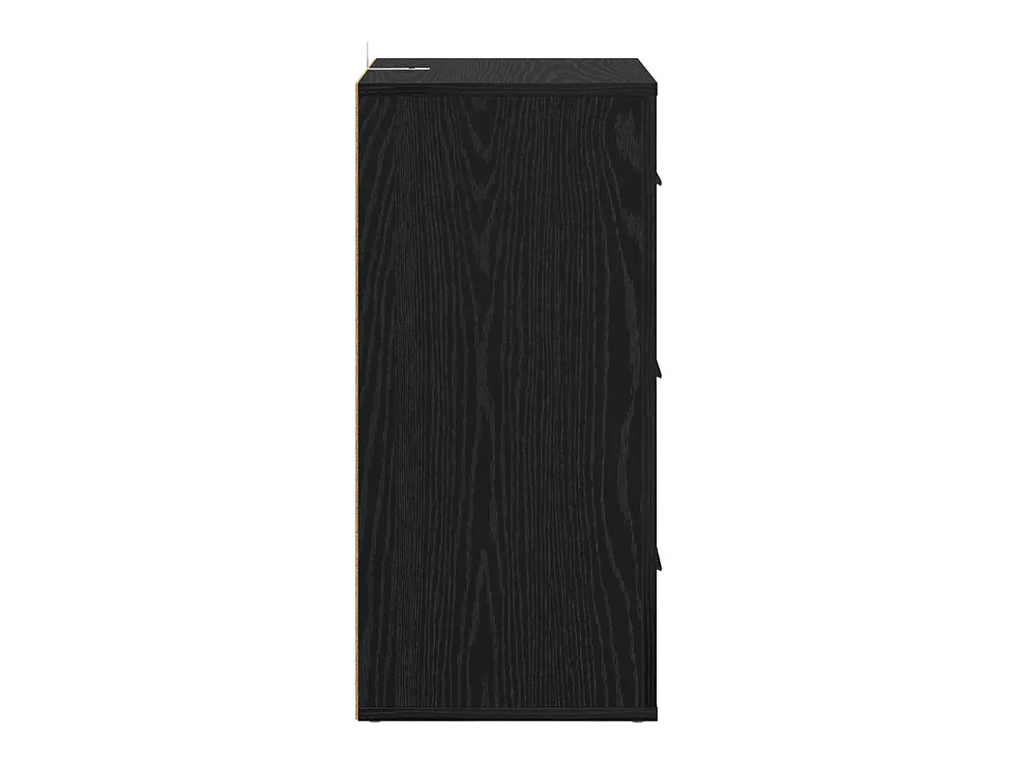 Aparador con cajón Roble negro 40 x 33 x 70 cm Madera de ingeniería