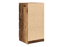 Aparador con cajones madera vieja 37,5x35x99 cm