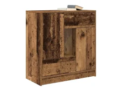 Aparador con cajones y puertas madera vieja 70,5x34x74,5 cm