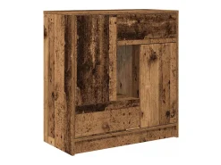 Aparador con cajones y puertas madera vieja 70,5x34x74,5 cm
