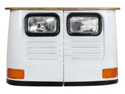 Aparador con forma de camión madera maciza de mango blanco ES219766