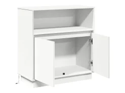 Aparador con LED Blanco 71x34,5x75 cm en Madera Necessary