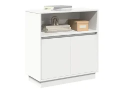 Aparador con LED Blanco 71x34,5x75 cm en Madera Necessary
