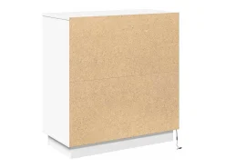 Aparador con LED Blanco 71x34,5x75 cm en Madera Necessary