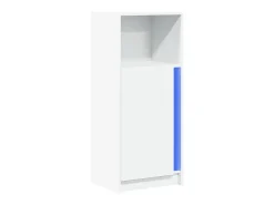 Aparador con LED blanco 42,5x34x100 cm madera de ingeniería