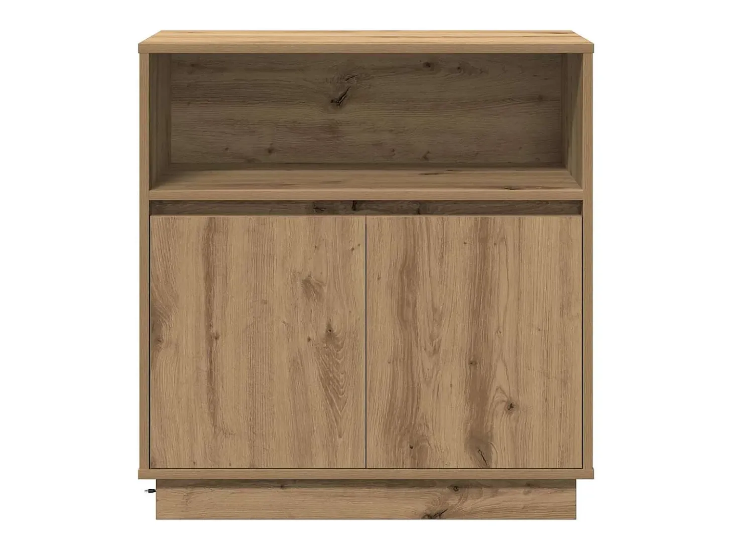 Aparador con LED Roble Artesano 71x34,5x75 cm Madera de ingeniería