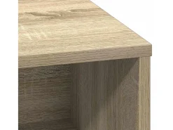 Aparador con LED Roble Sonoma 71x34,5x75 cm Madera reconstituida