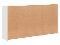 Aparador con luces LED blanco 181,5x37x100 cm