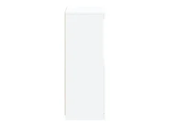 Aparador con luces LED blanco 41x37x100 cm