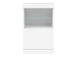 Aparador con luces LED blanco 41x37x67 cm