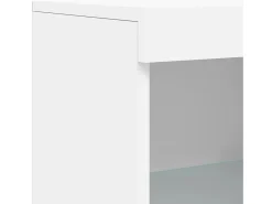 Aparador con luces LED blancas 41x37x100 cm