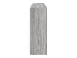 Aparador con luces LED gris Sonoma 162x37x100 cm