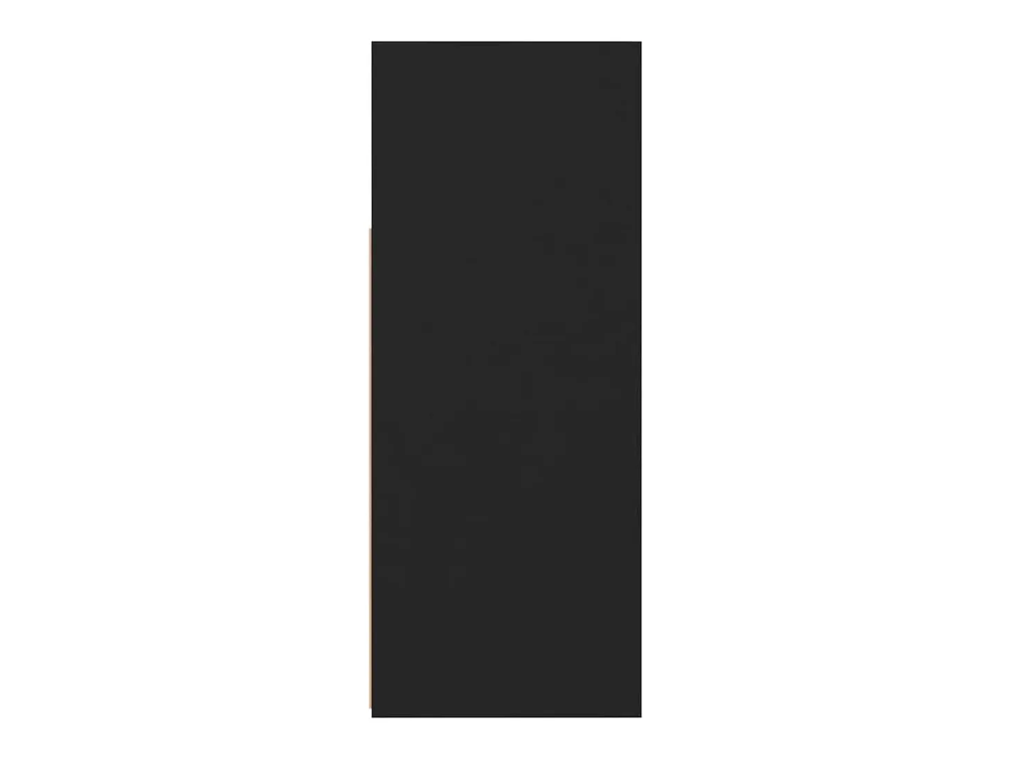Aparador con luces LED negro 115,5x30x75 cm