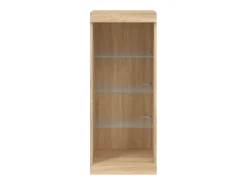 Aparador con luces LED roble Sonoma 41x37x100 cm