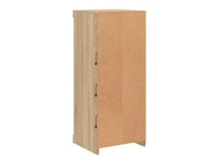 Aparador con luces LED roble Sonoma 41x37x100 cm