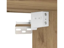 Aparador con mueble de pared, roble artesanal, madera de ingeniería.