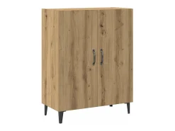 Aparador con mueble de pared, roble artesanal, madera de ingeniería.