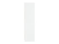 Aparador con puerta de cristal blanco 35x37x142 cm