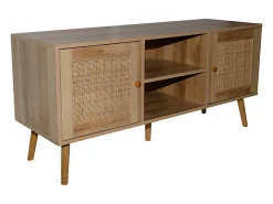 Aparador con puertas efecto caña y 2 nichos 120 cm CANGE