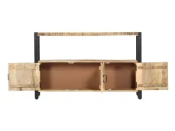 Aparador consola mueble auxiliar de almacenaje 120 cm madera maciza de mango 4402226